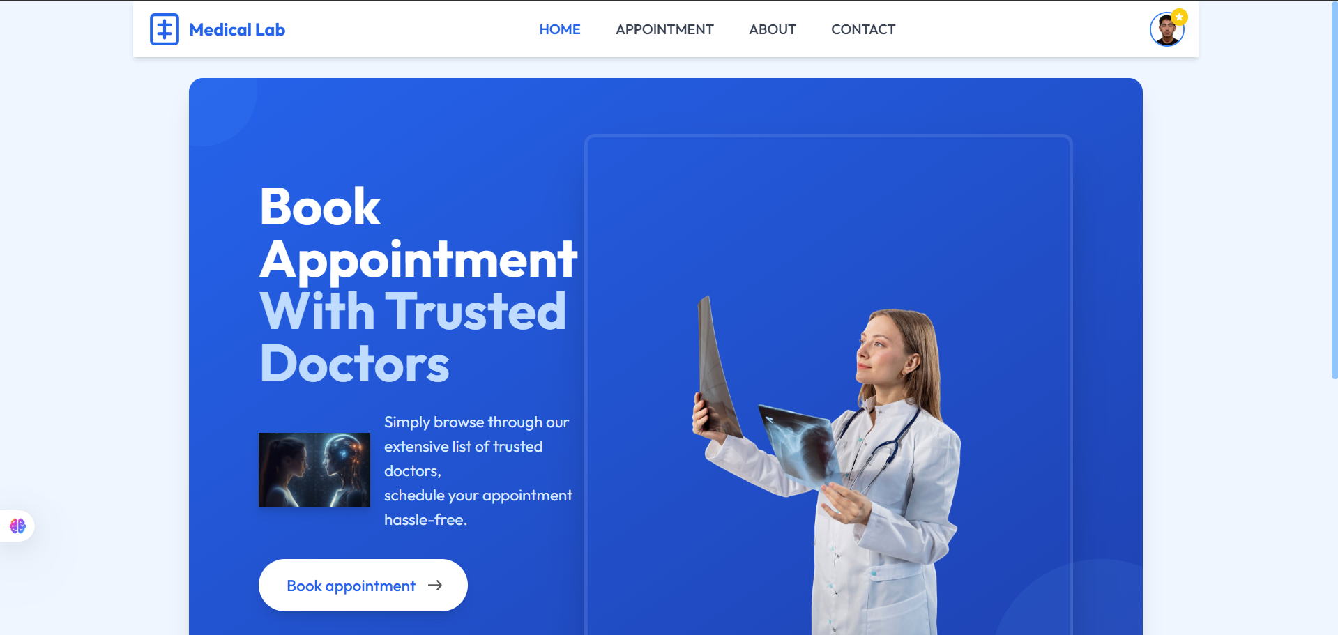 AI Medical Lab Website